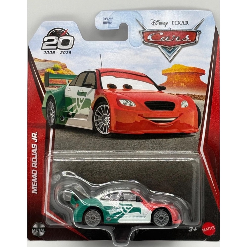 Disney Pixar Cars Memo Rojas Jr 20th Anniversary Die-Cast Mattel DXV29 HHV86